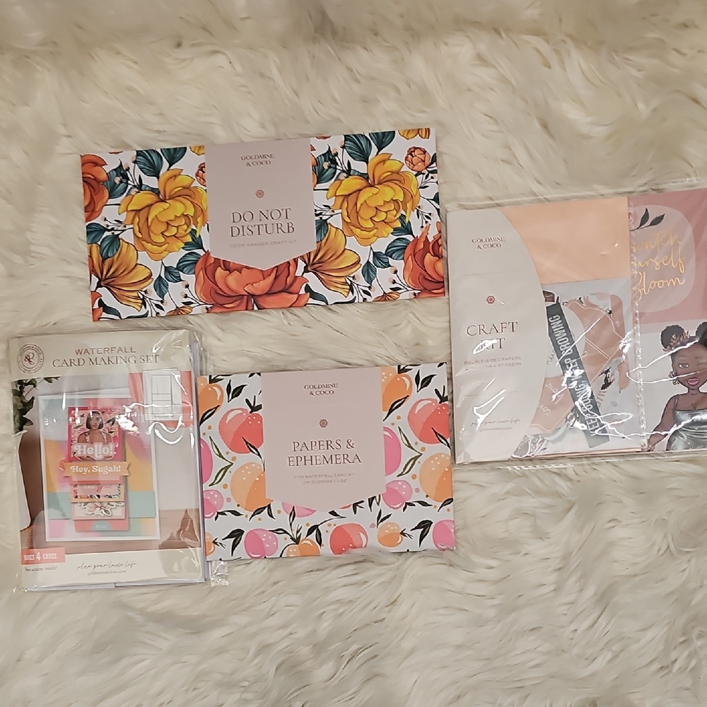 Colorful Floral Stationery Craft Set